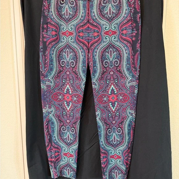 Adrianna Papell Blue and Pink Pants - Picture 1 of 5